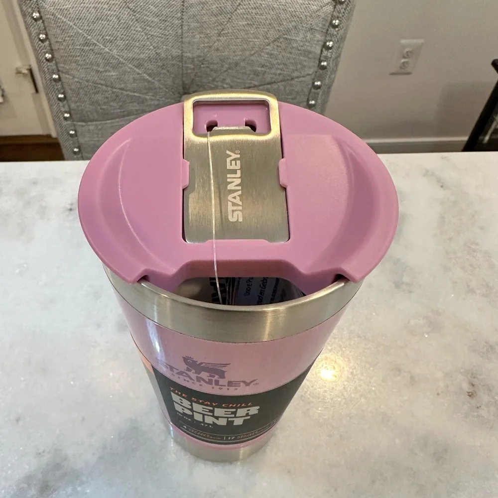 Stanley Stainless Steel 16oz Beer Pint with Built-In Bottle Opener Tumbler - Picture 8 of 9